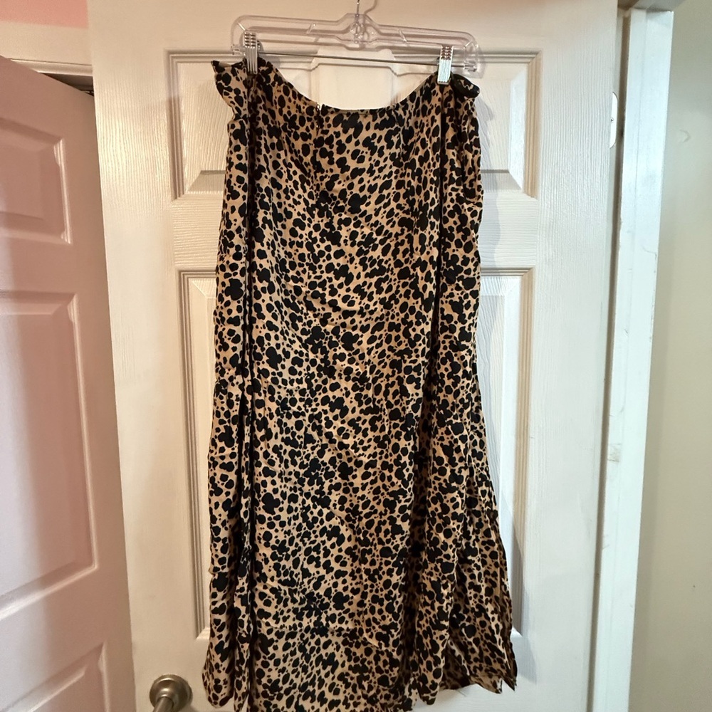 Reformation Black and Tan Maxi Skirt - Picture 4 of 5